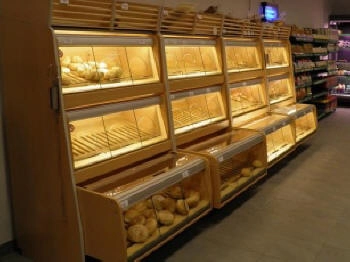 single-zone metal shop shelving for goods