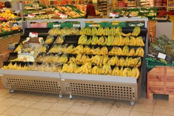 double-sided shop shelving gondola type