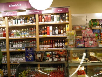 checkout counter with anti-theft system