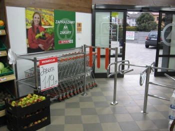 entrance system with facial recognition